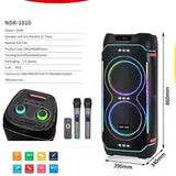 Ndr-822 outdoor portable double 8 inches wireless party box bluetooth large