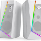 Redragon gs520 rgb desktop speakers white speakers