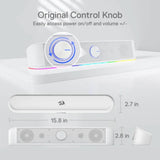 Redragon gs560 adiemus gaming speaker | white