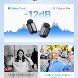 Boya mini 2 wireless lavalier microphones for iphone and usb-c ai noise