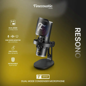 Fantech wfm1 finecoustic resono condenser wireless microphone microphones