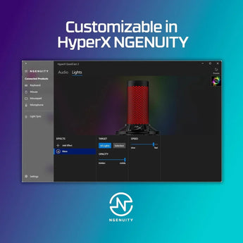 Hyperx quadcast 2 frost – usb microphone for gaming streaming and podcasting