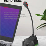 Redragon gm99 stix usb rgb gaming stream desktop microphone to to streaming