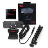 Redragon gw800 hitman 1080p webcam with built-in dual microphone