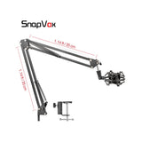 Snapvox desktop suspension microphone stand