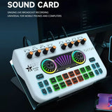 Sound card english cross-border x3 sound card special effects live recording
