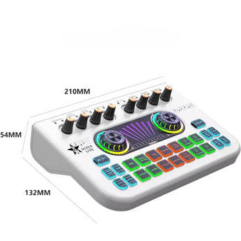 Sound card english cross-border x3 sound card special effects live recording