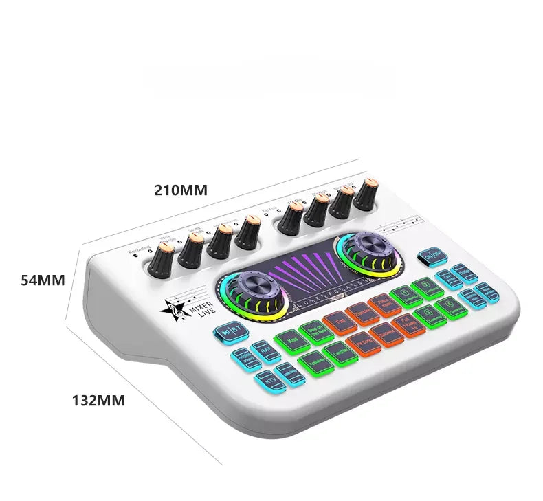 Sound card english cross-border x3 sound card special effects live recording