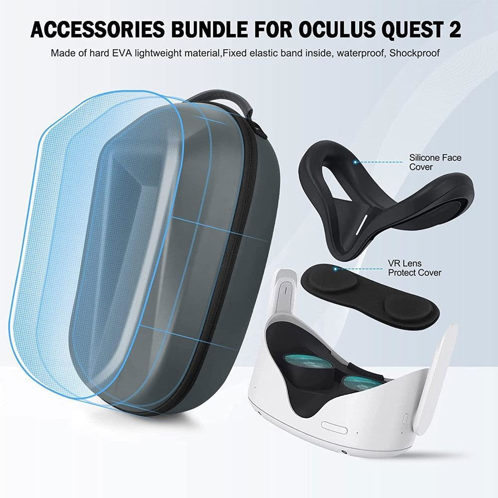 Travel Case for Oculus Quest 2 Halo Strap Console 25 JOD