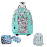 High sierra safari wheeled backpack set (4 pc) backpacks