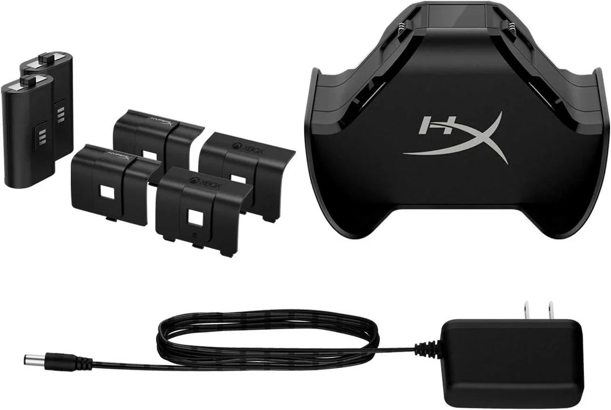 Hyperx chargeplay duo - charging station for xbox series x|s and xbox one wireless controllers - xbox headsets &