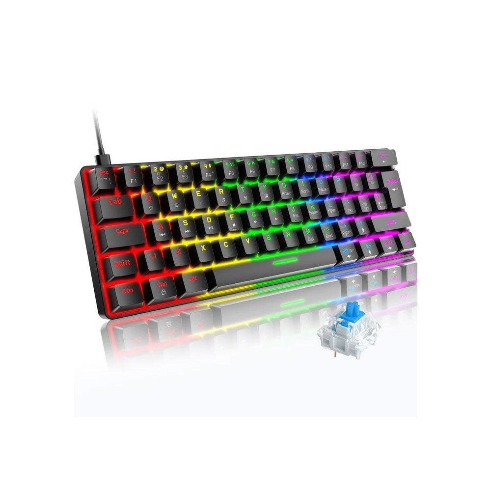 Ziyoulang T60 Mechanical Keyboard 62 Keys Keyboard