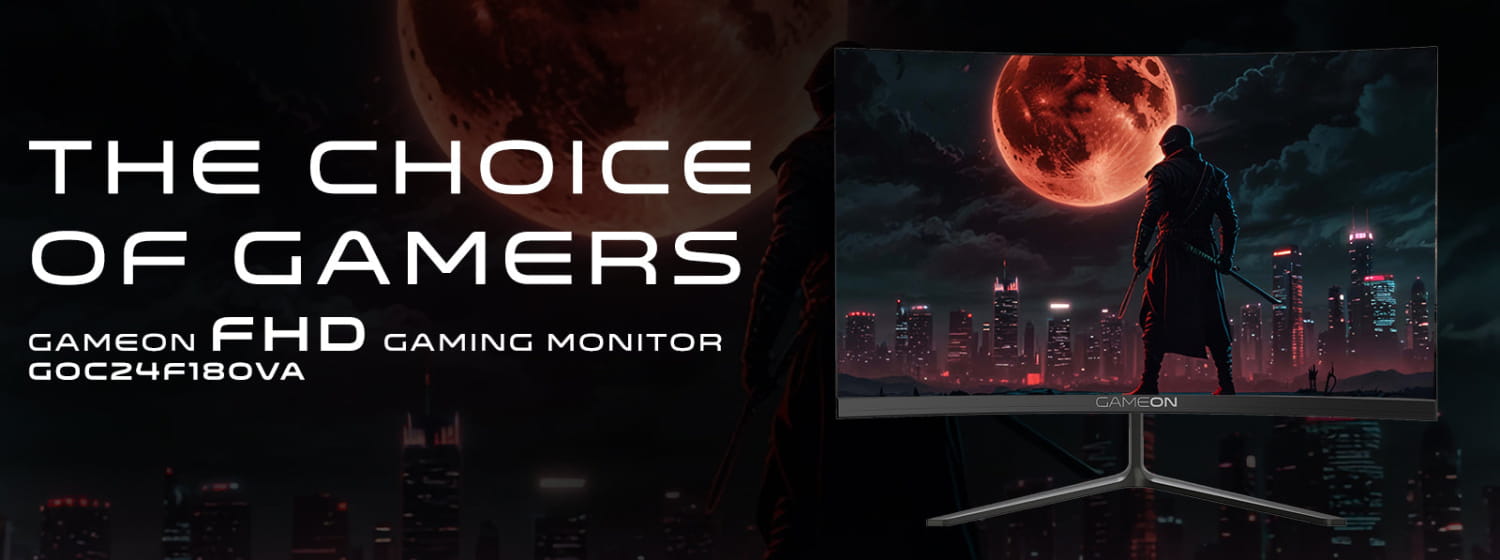 Gameon goc24f180va pro series 24’’ fhd 180hz mprt 0.5ms hdmi 2.1 va panel