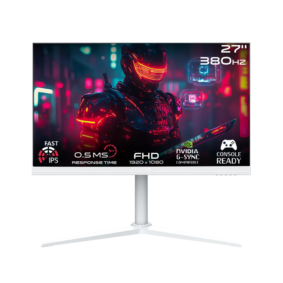GAMEON GOAP27FHD380IPS Artic Pro Series 27" FHD, 380Hz, MPRT 0.5ms - Fun Touch Jordan