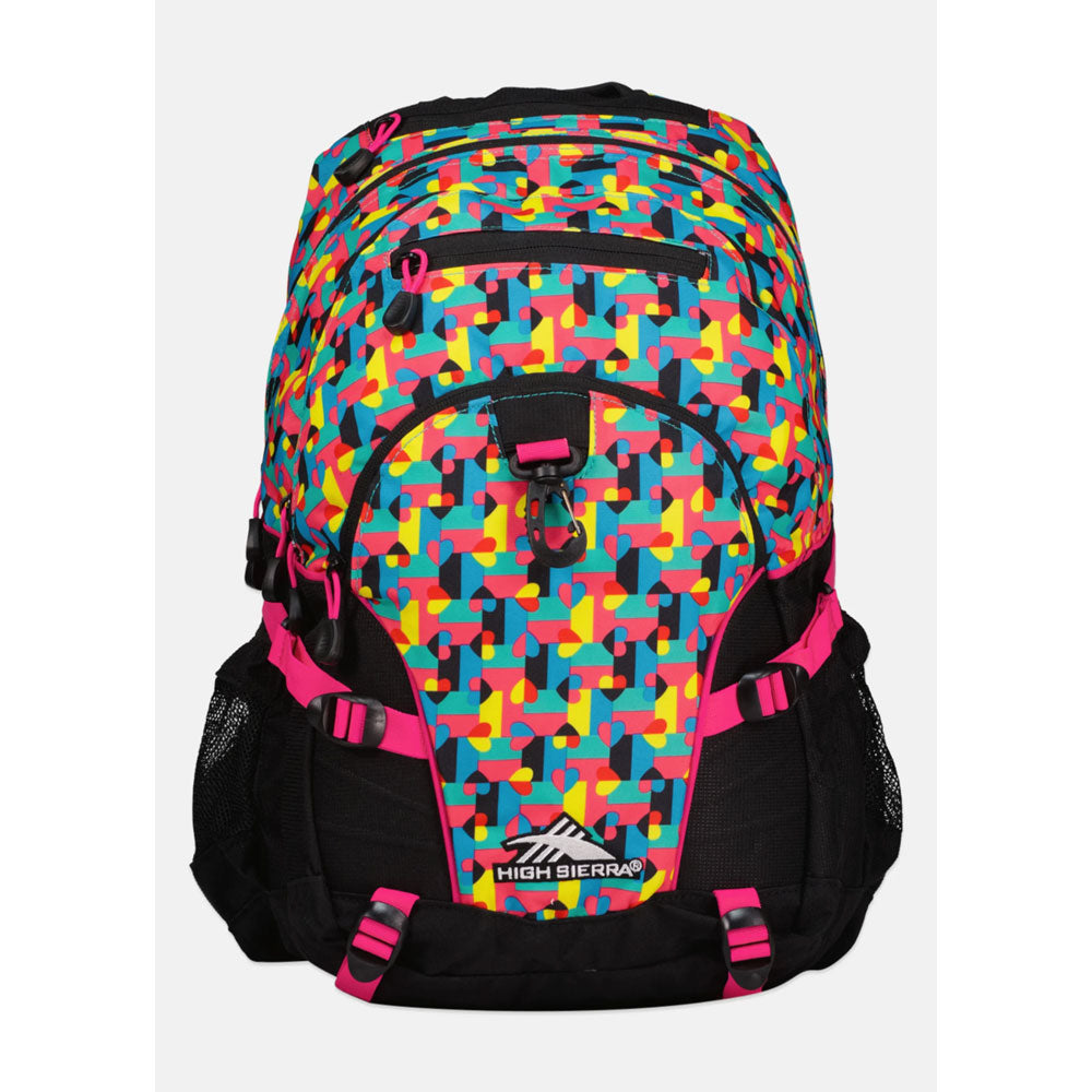 High Sierra Loop Heart Throb Backpack 49 H x 33 L x 14 W cm, Black Combo