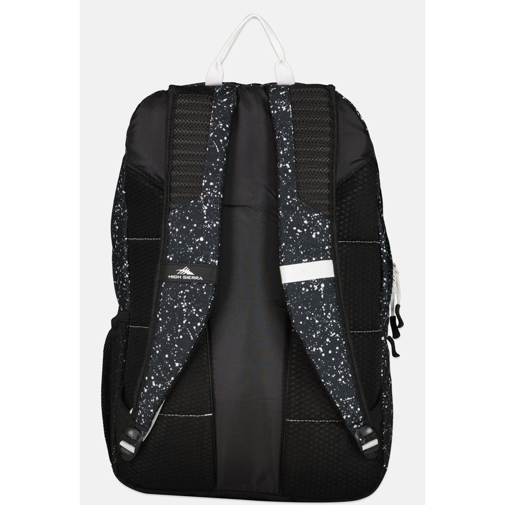 High Sierra Blaise Backpack 50 H x 38 L x 15 W cm, Black/White