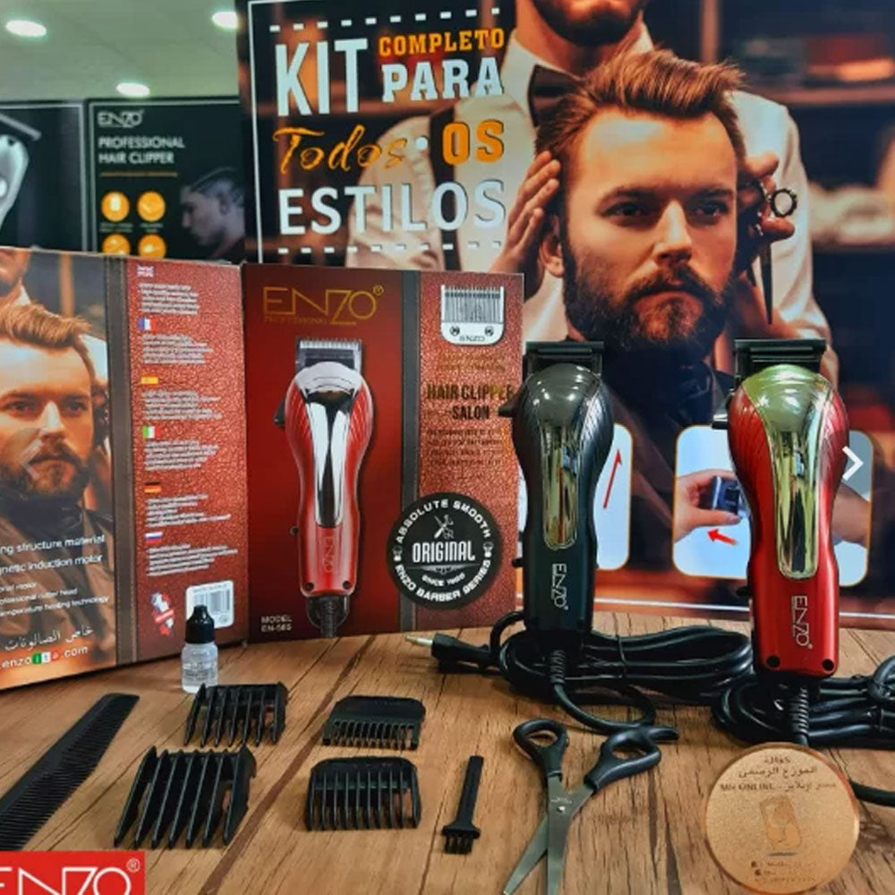 Enzo EN-585 professional-grade electric hair clipper