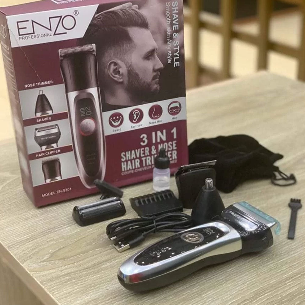 Enzo EN-9301 versatile 2-in-1 grooming tool - - Fun Touch Shop