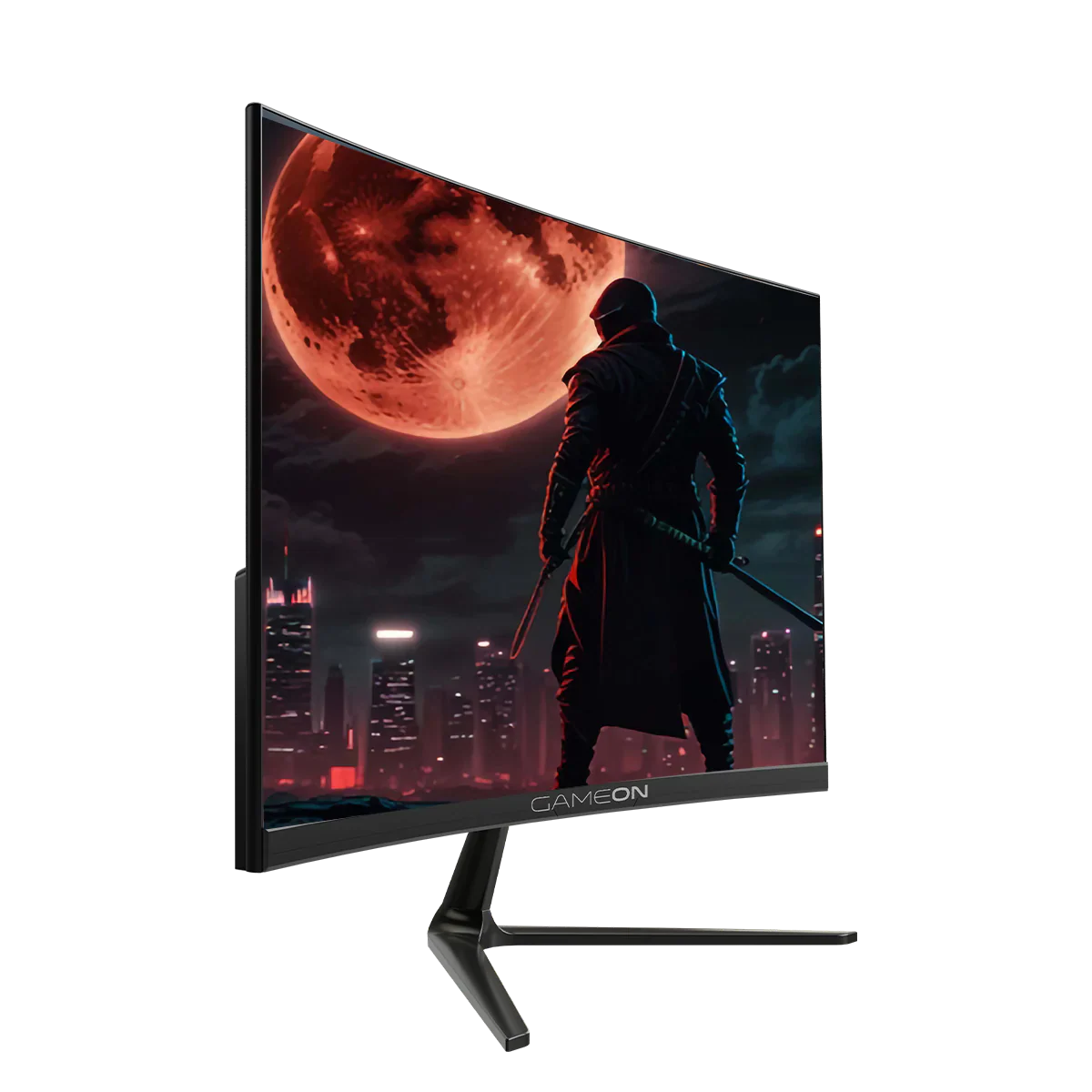 GAMEON GOC24F180VA Pro Series 24" FHD, 180Hz, MPRT 0.5ms, HDMI 2.1, VA Panel Curved Gaming Monitor 3000R 16:9 (Supports PS5) - Black - - Fun Touch Shop