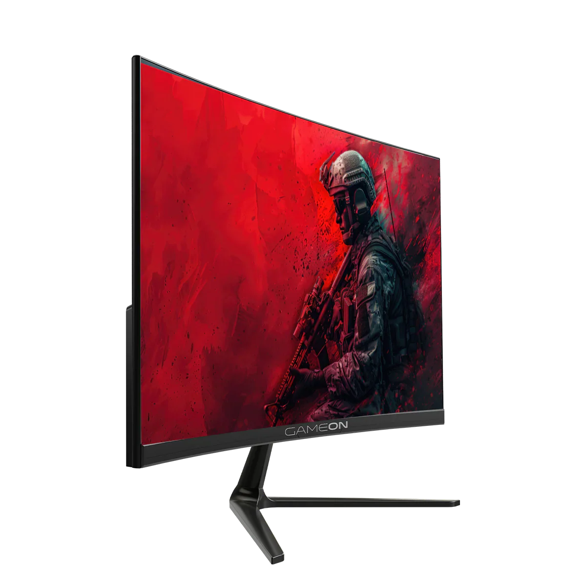 GAMEON GOC24F120VA Pro Series 24" FHD, 120Hz, MPRT 1ms, HDMI 2.1, VA Panel Curved Gaming Monitor 3000R 16:9 (Supports PS5) - Black - - Fun Touch Shop