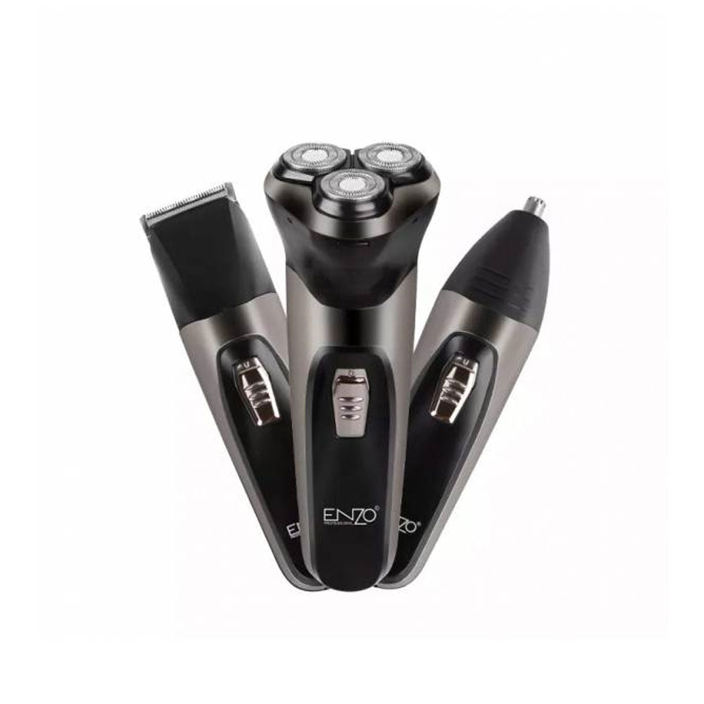 Enzo EN-9300 versatile 3-in-1 rechargeable electric shaver - - Fun Touch Shop