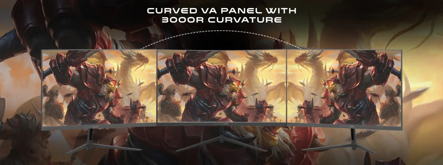 Gameon goc27f120va pro series 27’’ fhd 120hz mprt 1ms hdmi 2.1 va panel curved