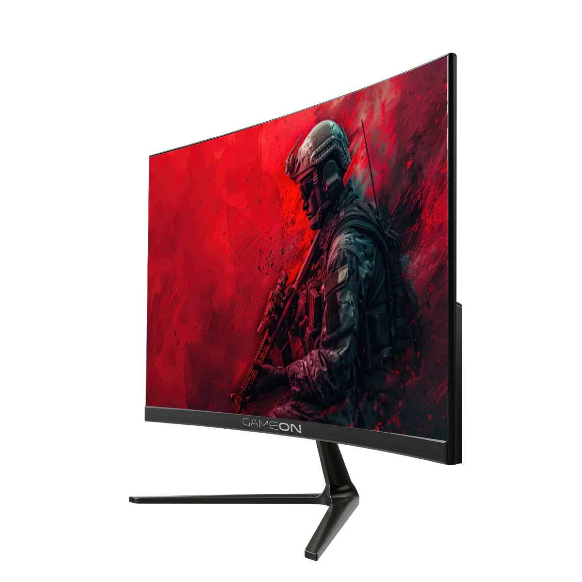 GAMEON GOC24F120VA Pro Series 24" FHD, 120Hz, MPRT 1ms, HDMI 2.1, VA Panel Curved Gaming Monitor 3000R 16:9 (Supports PS5) - Black - - Fun Touch Shop