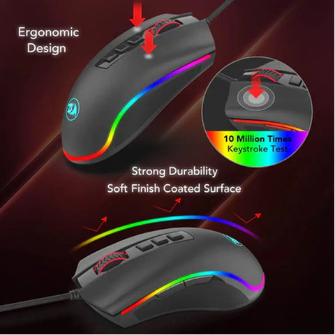 mouse, redragon m711