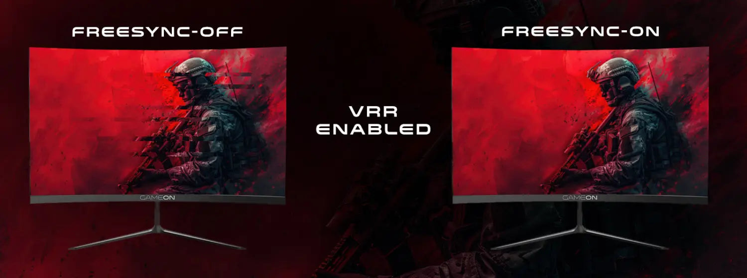 Gameon goc24f120va pro series 24’’ fhd 120hz mprt 1ms hdmi 2.1 va panel curved