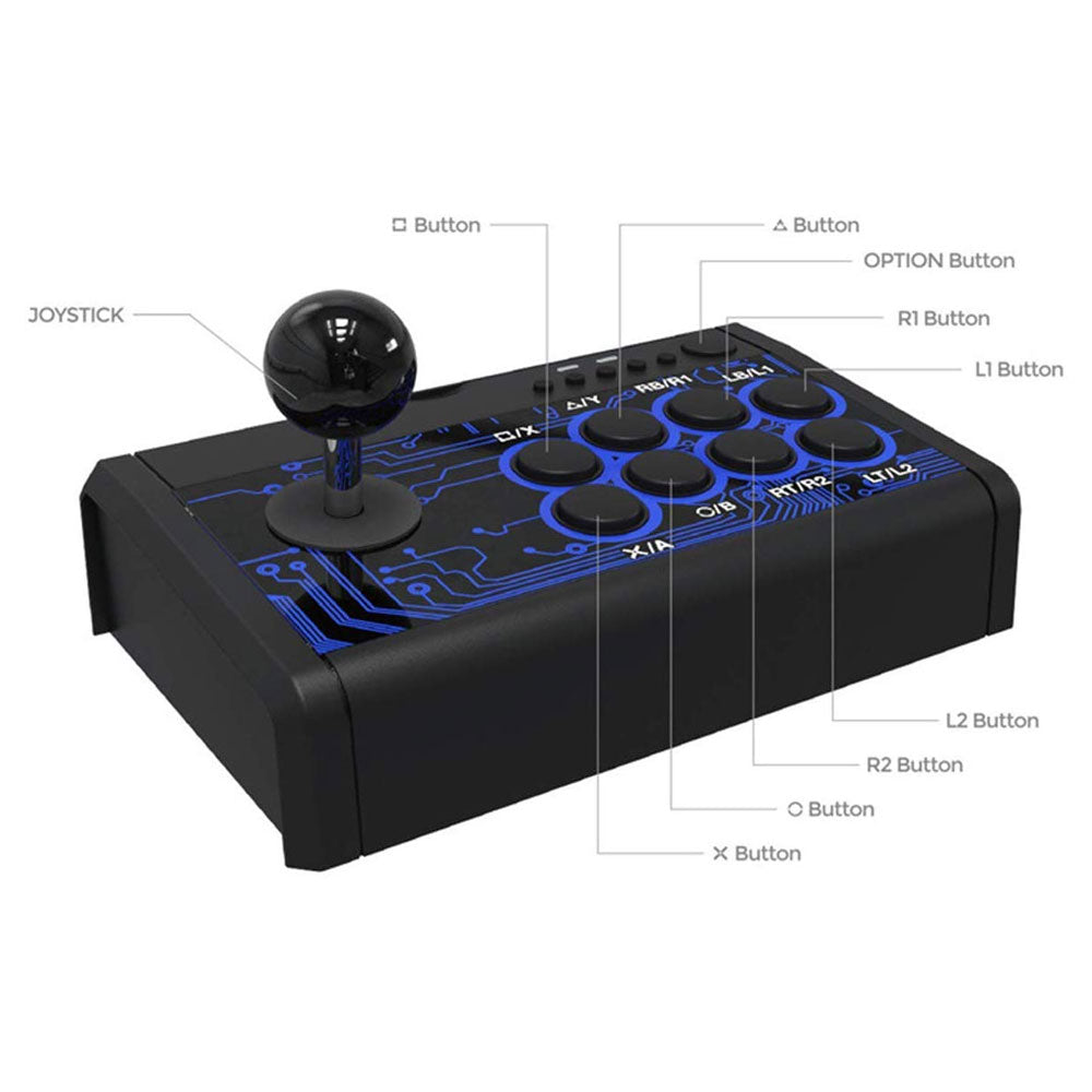 DOBE TP4 - 1886 7 in 1 Retro Arcade Console 35 JOD