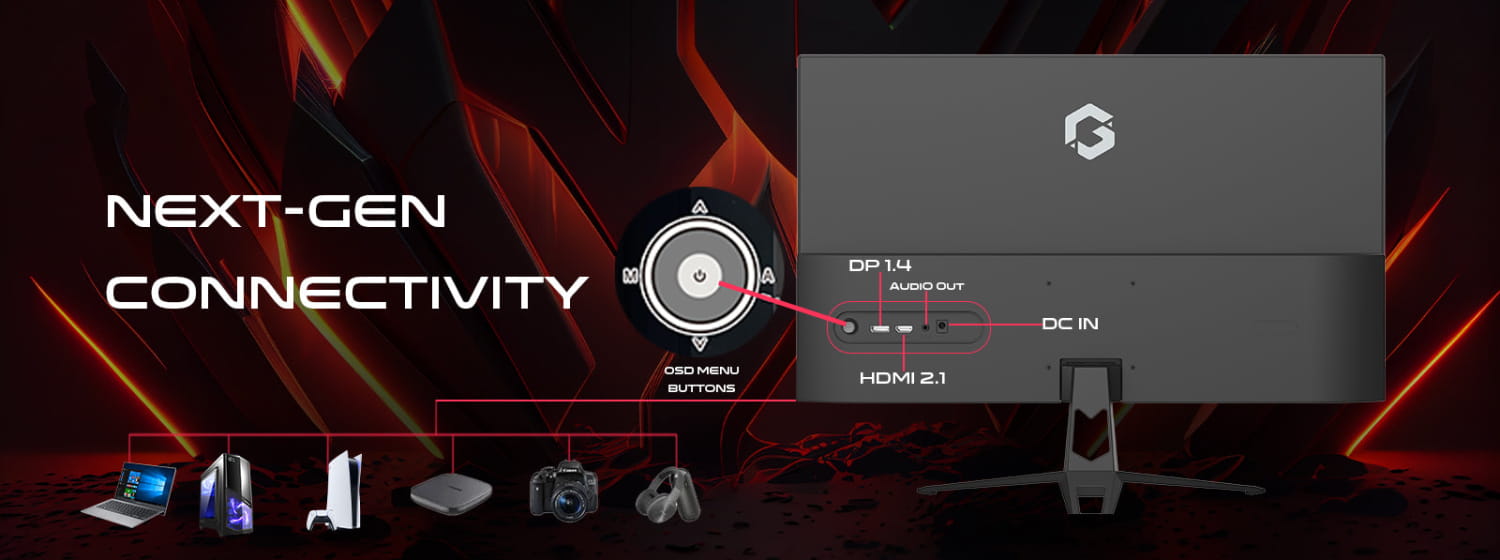 Gameon goes27qhd120ips 27″ fast ips qhd gaming monitor – 2560×1440 120hz
