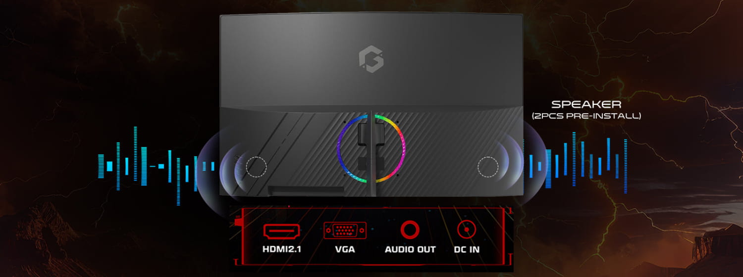 Gameon goc27f180va pro series 27’’ fhd 180hz mprt 0.5ms hdmi 2.1 va panel