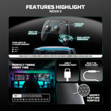 FANTECH WGP16 NOVA II Wireless GAMEPAD - Black