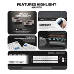 Fantech MK921 MAXFIT8 QMK Mechanical Keyboard - - Fun Touch Shop