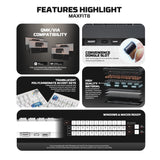 Fantech MK921 MAXFIT8 QMK Mechanical Keyboard - - Fun Touch Shop