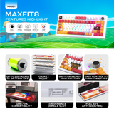 Fantech MK921 MAXFIT8 QMK Mechanical Keyboard  LUFFY