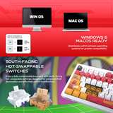 Fantech MK921 MAXFIT8 QMK Mechanical Keyboard  LUFFY