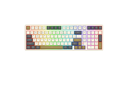 Redragon k528 wireless gaming keyboard bluetooth computer keyboards creamy cute with number pad rgb backlit tri-mode