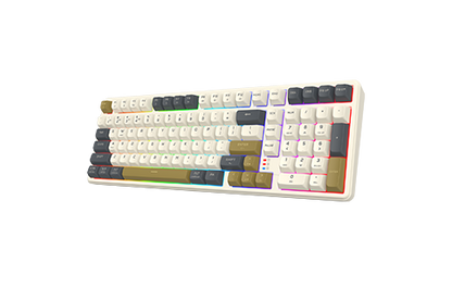 Redragon k528 wireless gaming keyboard bluetooth computer keyboards creamy cute with number pad rgb backlit tri-mode