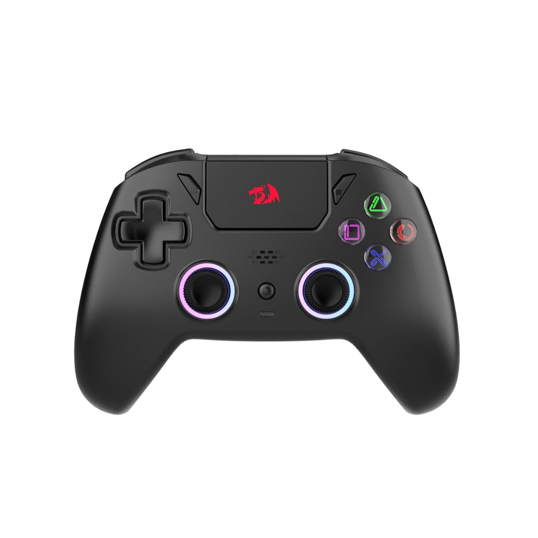 Redragon Darkflame Black Gamer Controller with Analog LEDs and Hall Effect G820 Triggers