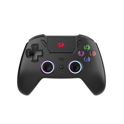 Redragon darkflame black gamer controller with analog leds and hall effect g820 triggers