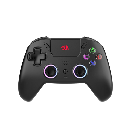Redragon darkflame black gamer controller with analog leds and hall effect g820 triggers
