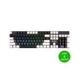Jedel Full Size 104 Keys Wired Mechanical Keyboard with Blue Switch Metal Surface 8 Lighting Mode Gaming Keyboard - - Fun Touch Shop