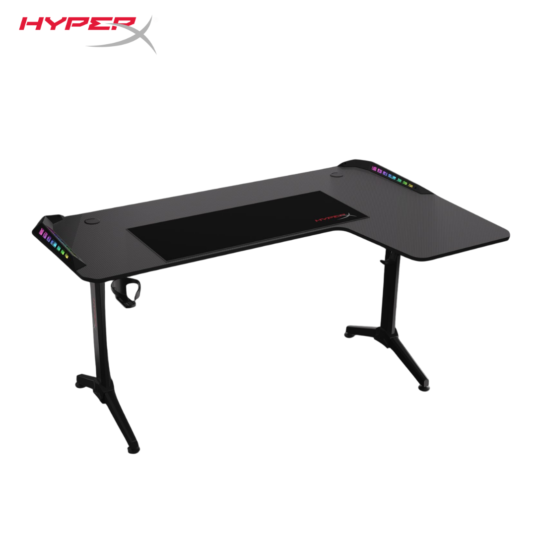 Hyperx Gaming Desk (L) 160*60 cm           ( L : 100cm ) RGB LIGHTING - - Fun Touch Shop