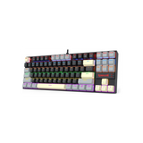 Redragon K552 Mechanical Gaming Keyboard, 87-Key Compact, LED Gaming Keyboard with Red Switches, Anti-Ghosting, Metal Frame for PC Gaming & Typing, Beginner-Friendly (Eclipse Gilded) - - Fun Touch Shop