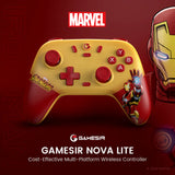 GameSir NOVA Lite Multi-Platform Wireless Gaming Controller Marvel's Iron Man Limited Edition