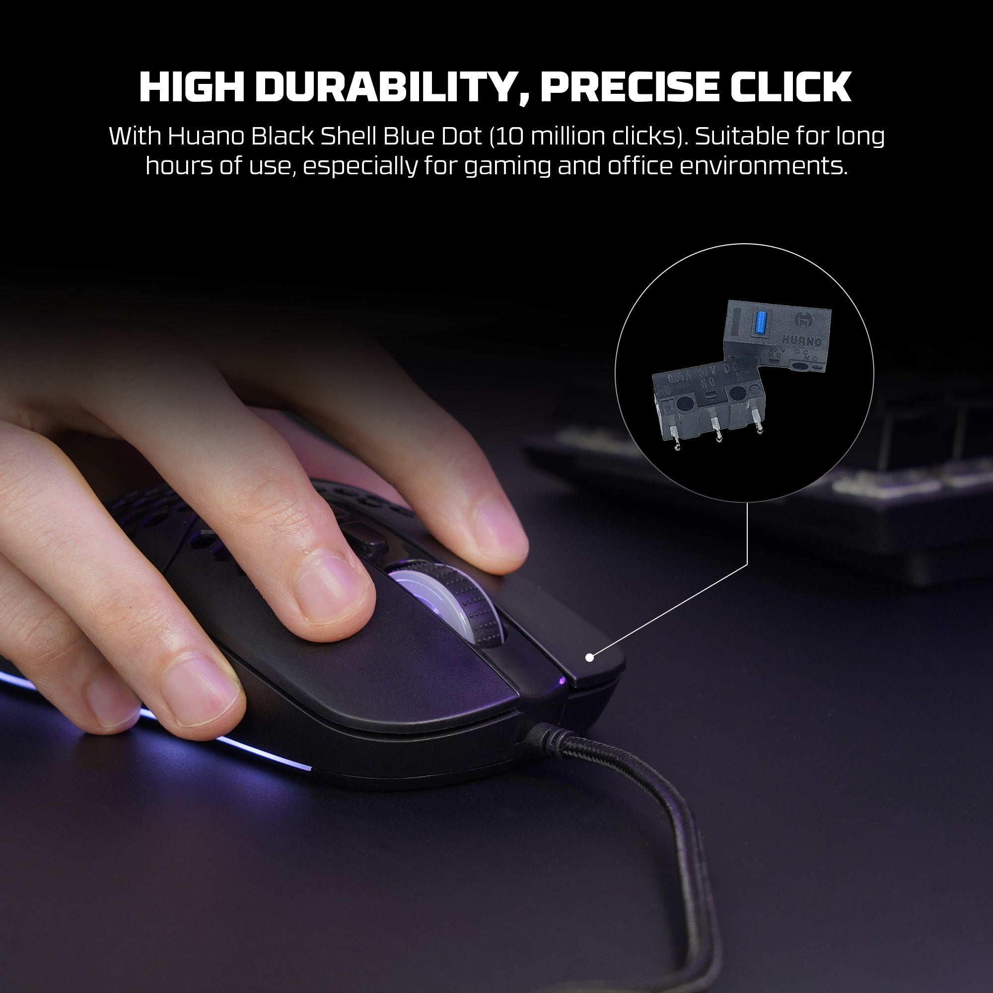 Fantech HERO X18 Gaming Mouse RGB Black - - Fun Touch Shop