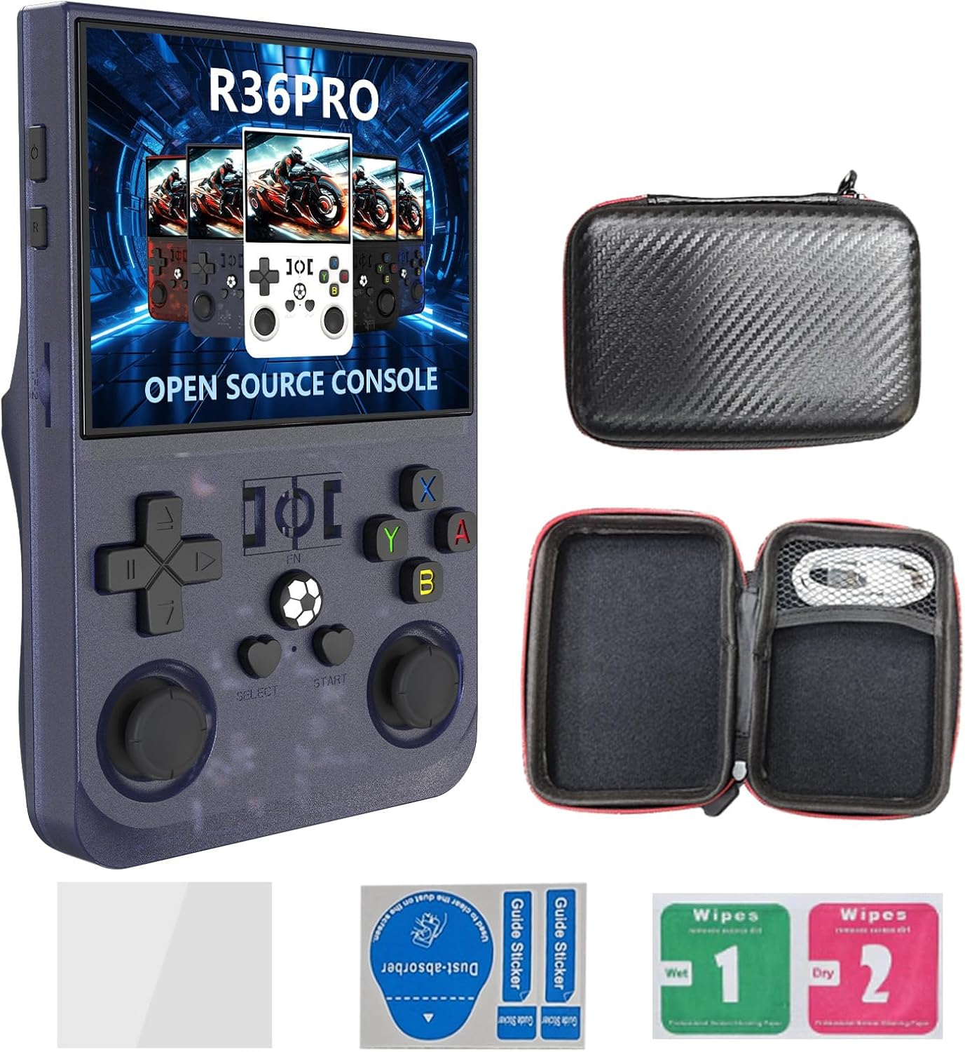 2025 R36 Pro 3.5inch IPS 128GB 18000+ Games Video Handheld Game Players 4000mAh