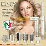 ENZO Italy Dyson V8 Professional Hair Blow Dryer Brush Straightener  8 in 1 دايسون