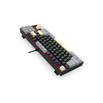 Redragon K552 Mechanical Gaming Keyboard, 87-Key Compact, LED Gaming Keyboard with Red Switches, Anti-Ghosting, Metal Frame for PC Gaming & Typing, Beginner-Friendly (Eclipse Gilded) - - Fun Touch Shop